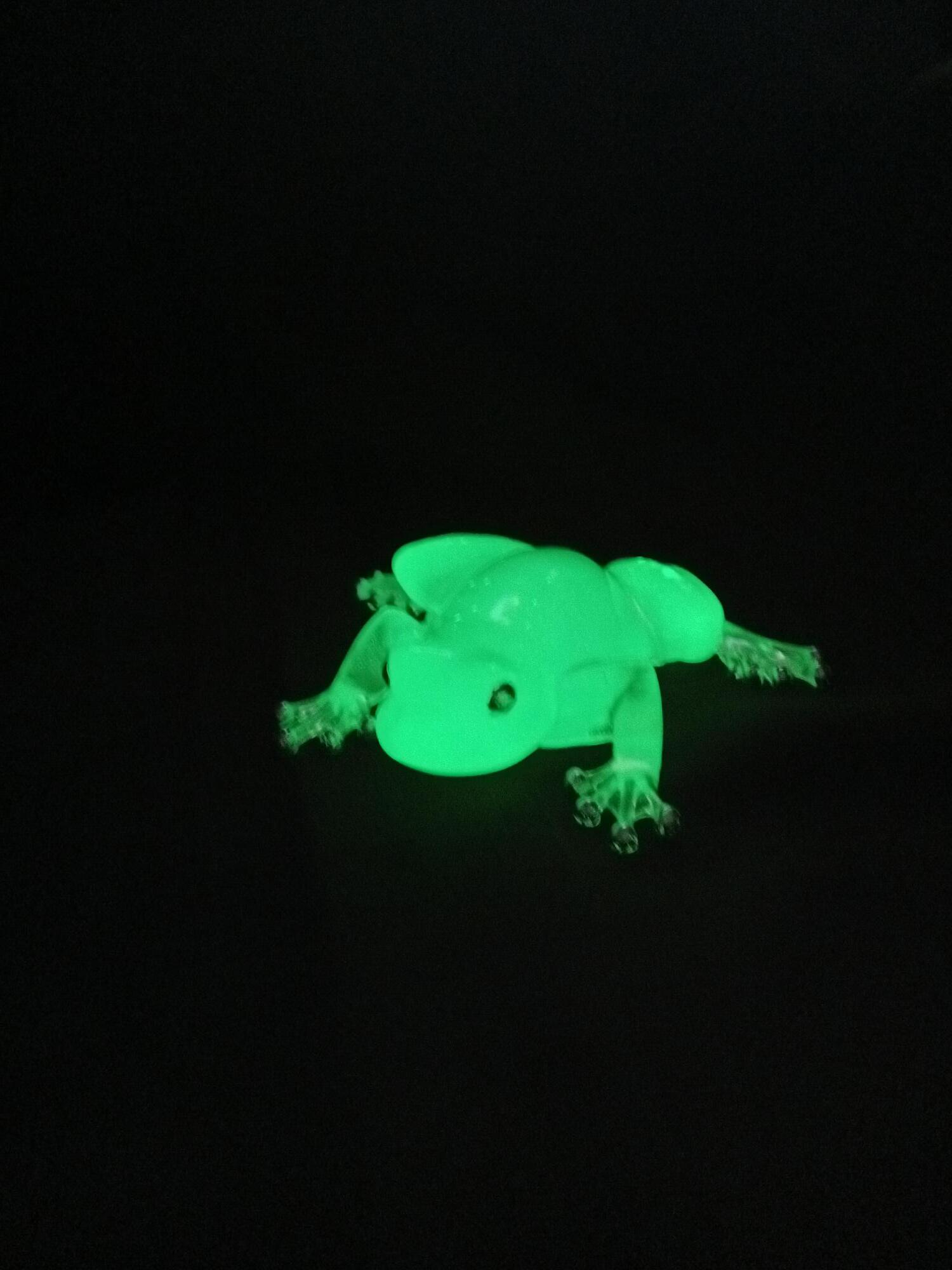 Glow-in-the Dark Resin Frog | Oomie's Crafts n' Critters